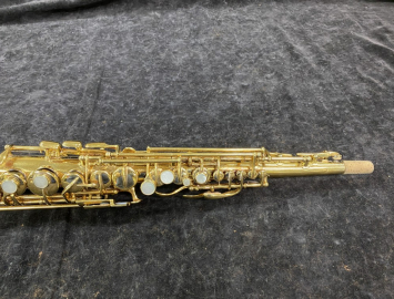 Photo AMAZING Original Gold Plated CG Conn New Wonder Soprano Saxophone - Serial # 141442